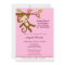 Miss Monkey Baby Shower Invitations Girl