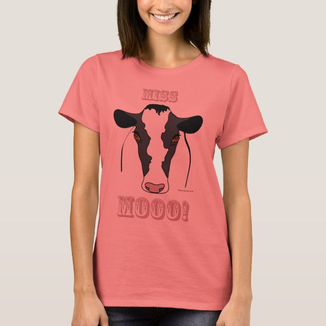 Miss Mooo! T-Shirt (Front)