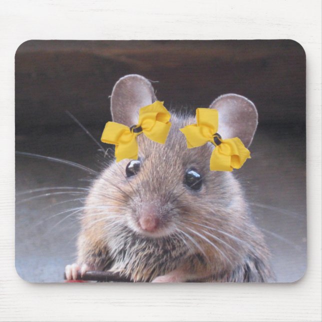 Miss Mousie Pad Mouse Pad (Front)