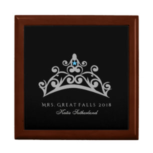 Miss Mrs. America USA Crown Custom Jewerly Box