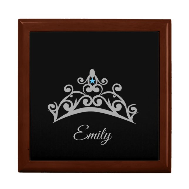 Miss Mrs. America USA Crown Custom Jewerly Box (Front)