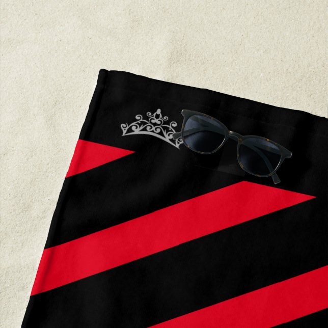 Miss Mrs. America USA Rodeo Crown Beach Towel (In Situ)