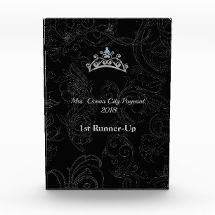 Miss Mrs. America USA Silver Crown Acrylic Award