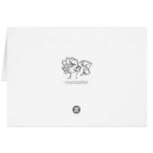 Miss Ms Mrs Silver Aries Birthday Greeting Card (Back Horizontal)