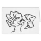 Miss Ms Mrs Silver Aries Birthday Greeting Card (Front Horizontal)