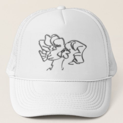 Miss Ms Mrs Silver Aries or Ram Astrology Hat