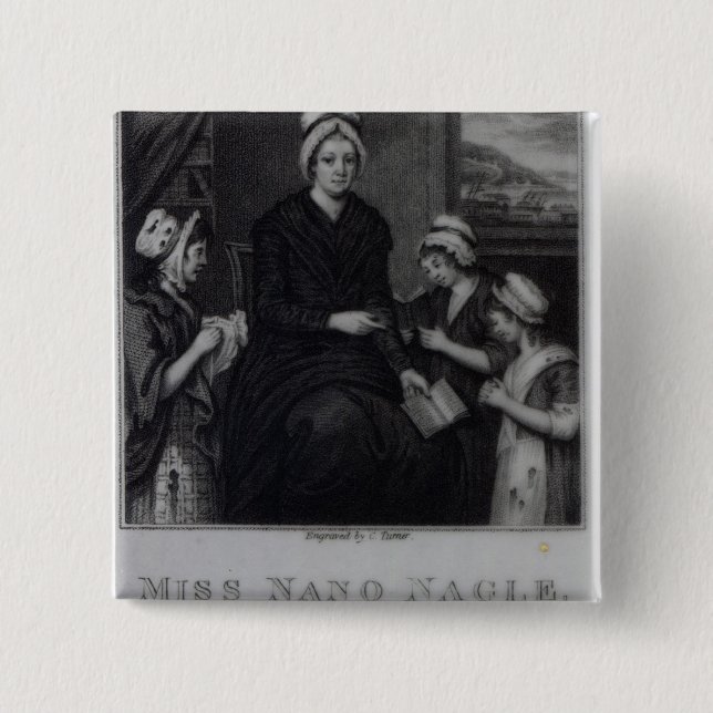 Miss Nano Nagle, 1809 Button (Front)