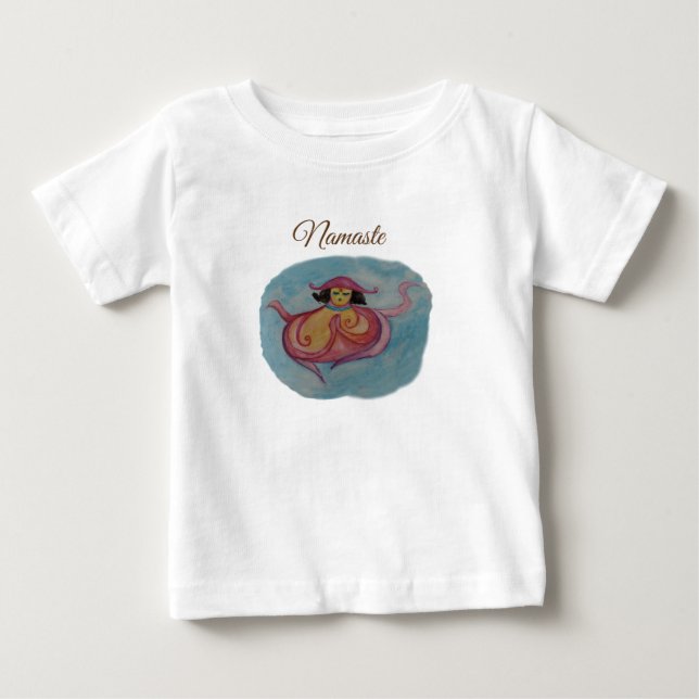 Miss  Octopodia meditation, custom  Baby T-Shirt (Front)