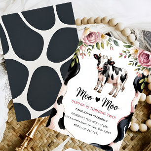 Miss Onederful Pink Balloon First Birthday Photo I Invitation