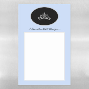 Miss Pageant Crown Dry Erase Sheet-I Can Do All Magnetic Dry Erase Sheet