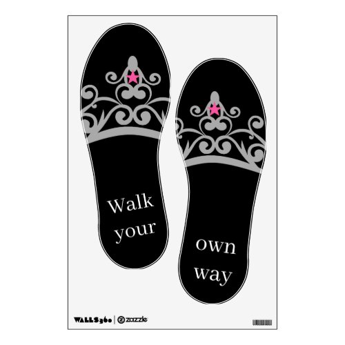Miss Pageant USA Crown Wall Decals_Sandals Wall Decal