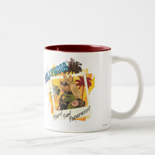 Miss Piggy and Kermit Hollywood 2 Two-Tone Coffee Mug