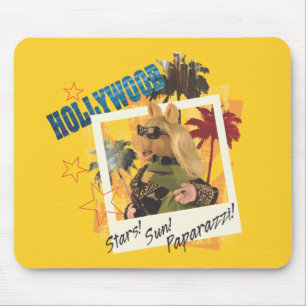 Miss Piggy and Kermit Hollywood Mouse Pad