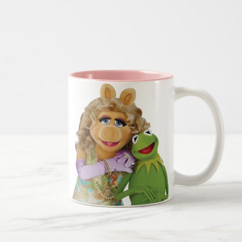 Miss Piggy and Kermit Two_Tone Coffee Mug