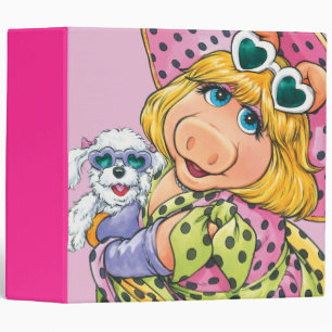 Miss Piggy Holding Puppy Binder