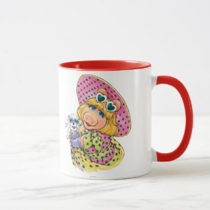 Miss Piggy Holding Puppy Mug