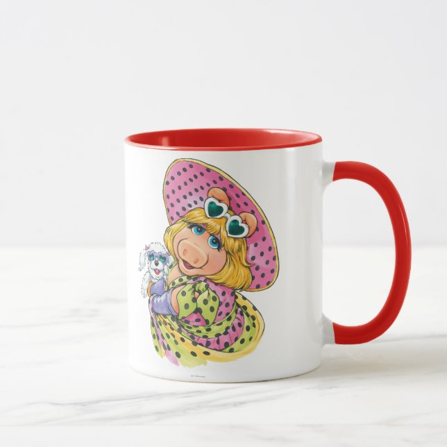 Miss Piggy Holding Puppy Mug (Right)