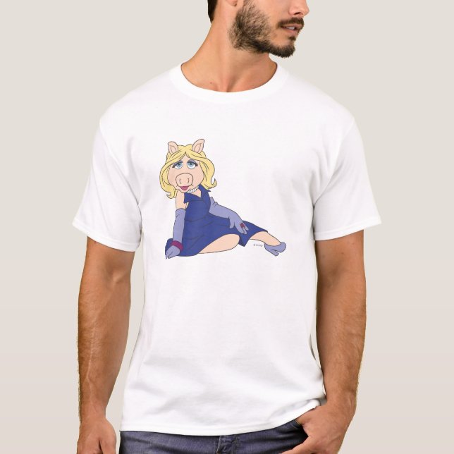Miss Piggy in Purple Dress T-Shirt (Front)