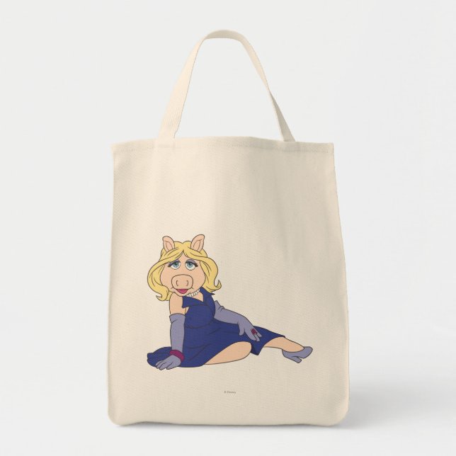 Miss Piggy in Purple Dress Tote Bag (Front)
