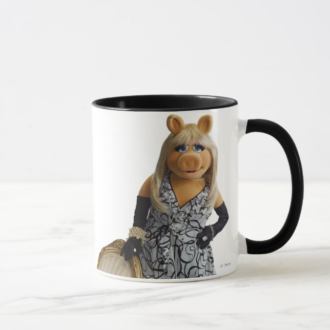 Miss Piggy Leaning on a chair Mug (Right)
