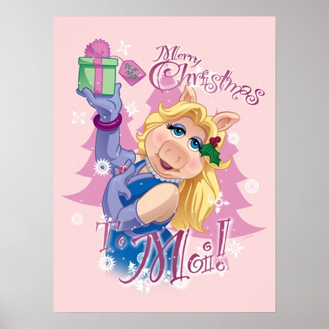 Miss Piggy | Merry Christmas to Moi! Poster (Front)