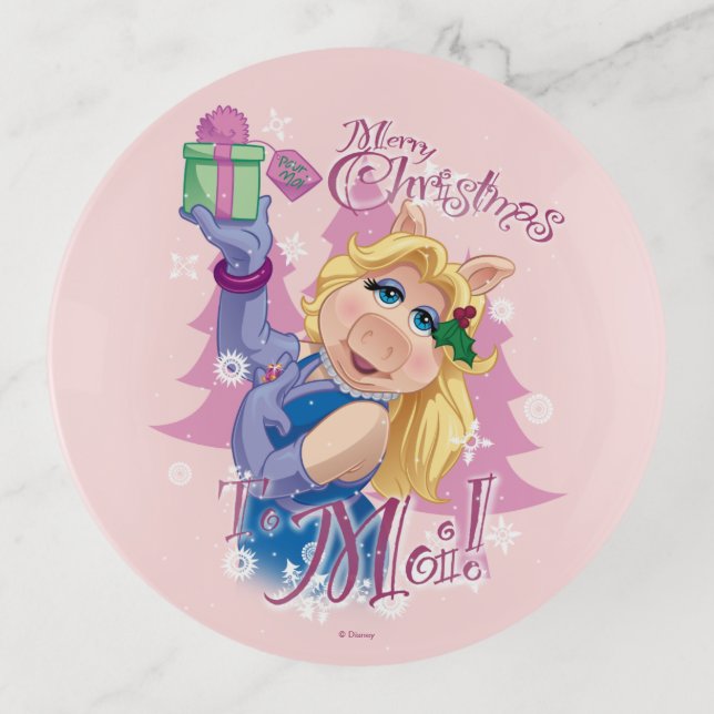 Miss Piggy | Merry Christmas to Moi! Trinket Tray (Front)