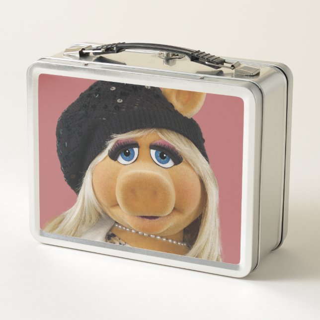 Miss Piggy Metal Lunch Box (Back)
