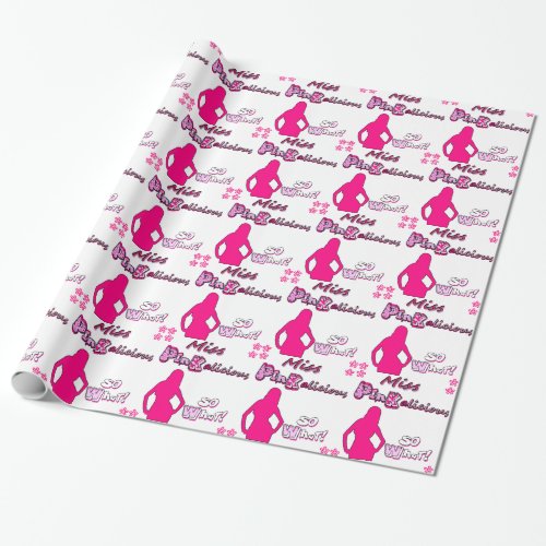 Miss Pinkalicious and so what Wrapping Paper