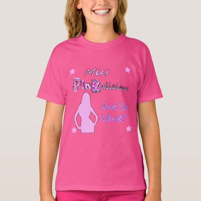 miss pinkalicious kids t-shirt (Front)