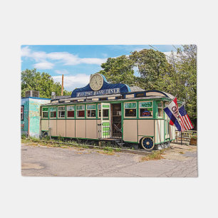 Miss Port Henry Diner, Port Henry, New York Doormat
