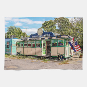Miss Port Henry Diner, Port Henry, New York Towel