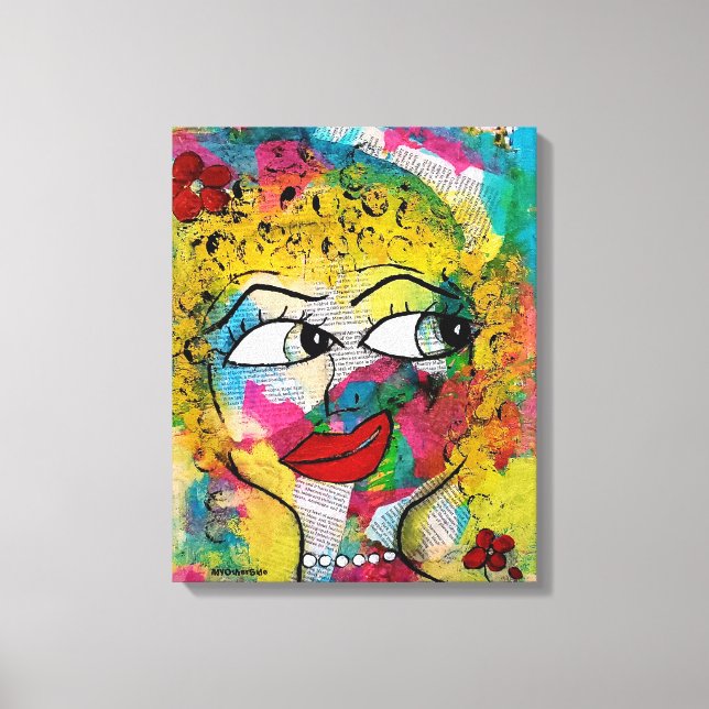 Miss Print Canvas Print (Front)