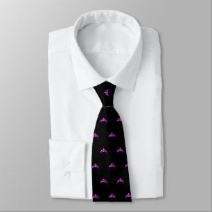 Miss Rodeo America USA Fuchsia Crown Men's Tie
