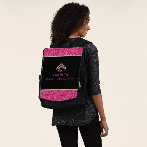 Miss Rodeo Crown Custom Name Backpack
