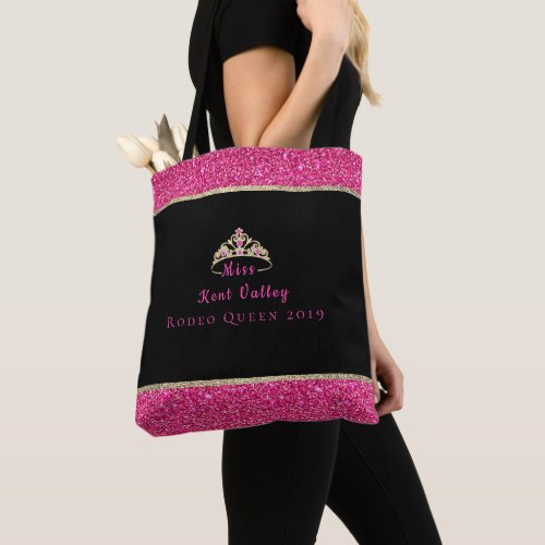 Miss Rodeo Crown Miss Rodeo Custom Title Tote Bag