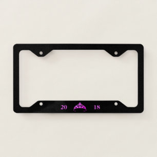 Miss Rodeo Fuchsia Tiara Title/Date License Frame