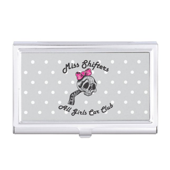 Miss Shifters Business Card Holder (Front)