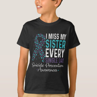 Miss Sister Every Single Day Prevention Ribbon T-Shirt