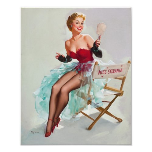 Miss Sylvania Pin_Up Girl Photo Print