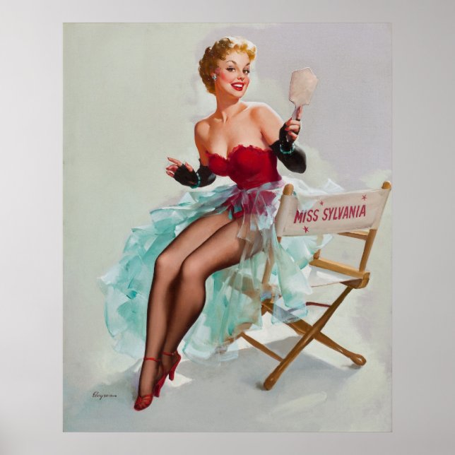 Miss Sylvania Pin-Up Girl Poster (Front)