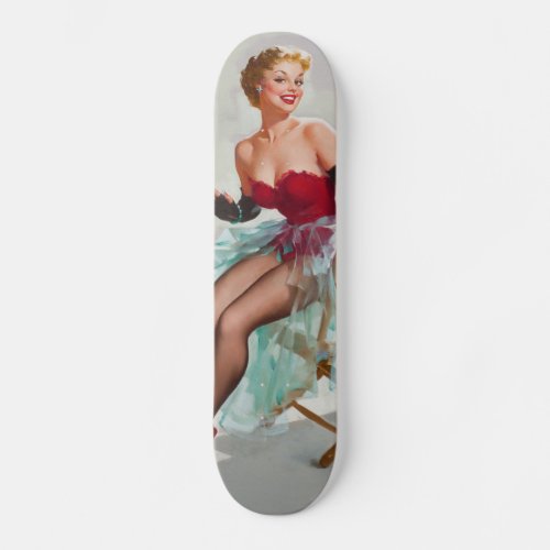 Miss Sylvania Pin_Up Girl Skateboard Deck