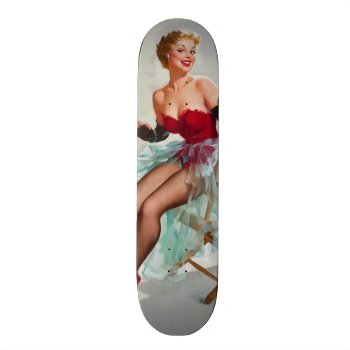Miss Sylvania Pin-up Girl Skateboard Deck by PinUpGallery at Zazzle