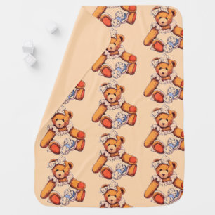 Miss Teddy Bear Baby Blanket