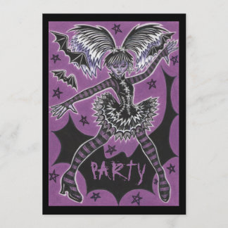 Miss Teen Halloween party invitation