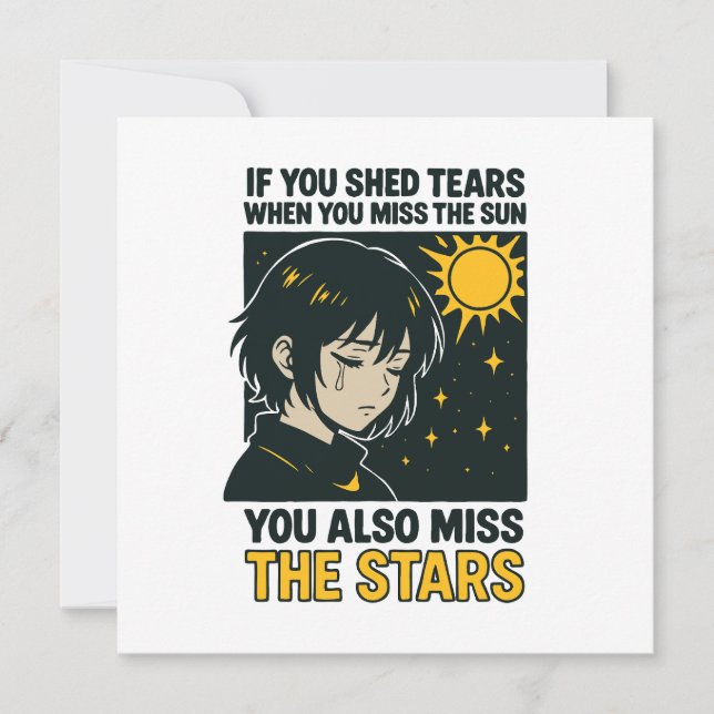 Miss the stars invitation (Front)