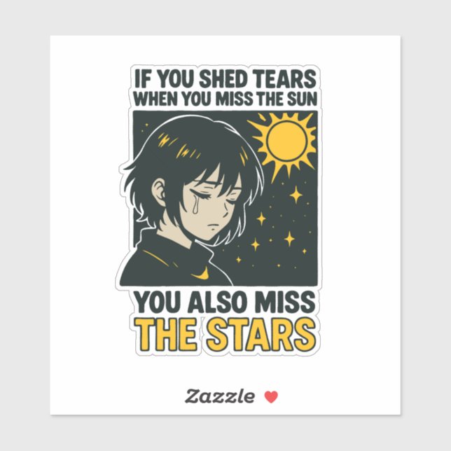 Miss the stars sticker (Sheet)