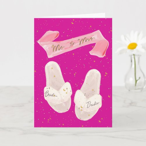 Miss to Mrs Bachelorette Greeting Card