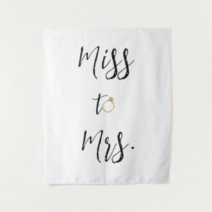 Miss to Mrs. Bridal Shower backdrop