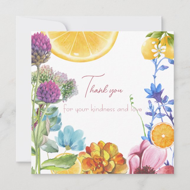 Miss to Mrs Bridal Shower Thank you card (Front)