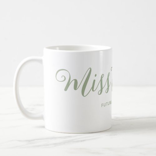 Miss to Mrs Modern Boho Script Bachelorette Coffee Mug